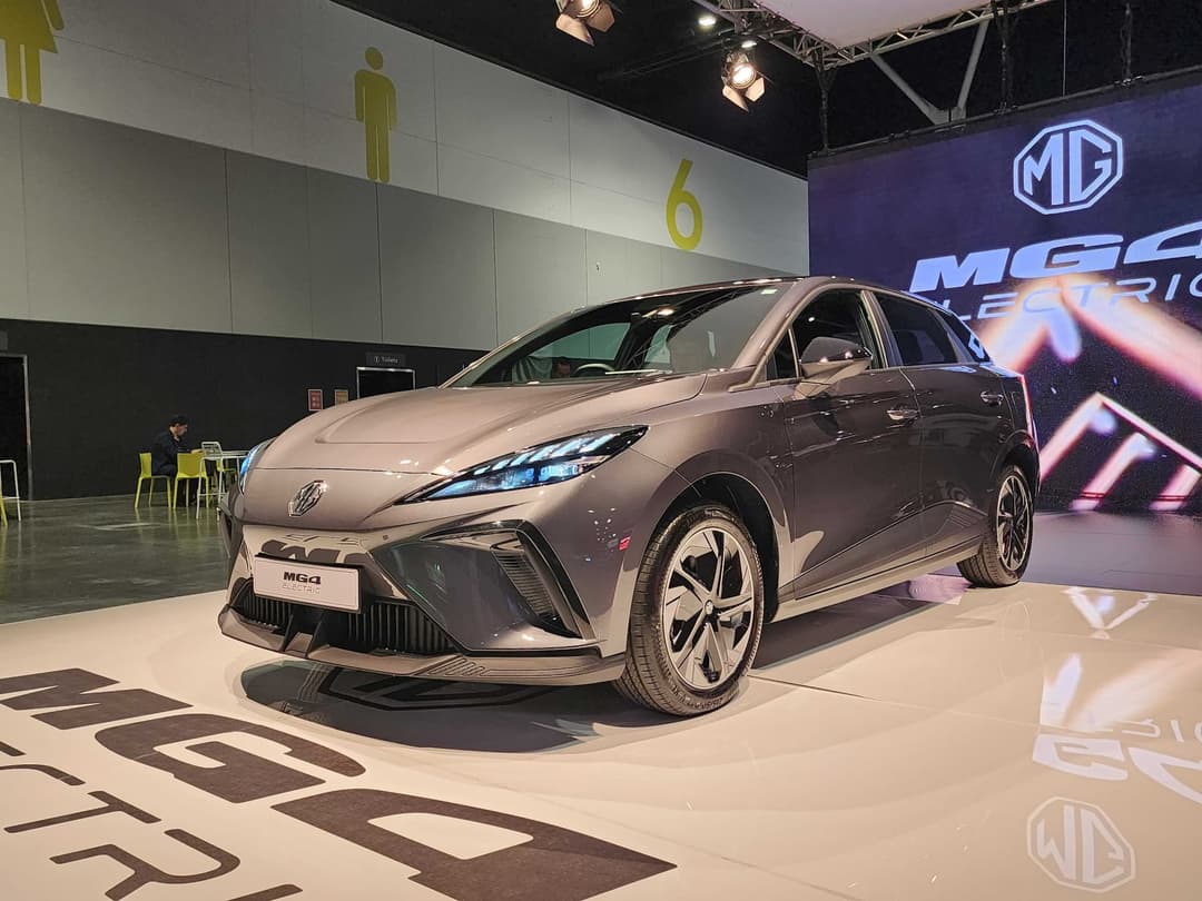 MG 4 on display at fully charged live Sydney MG 4 on display at fully charged live Sydney